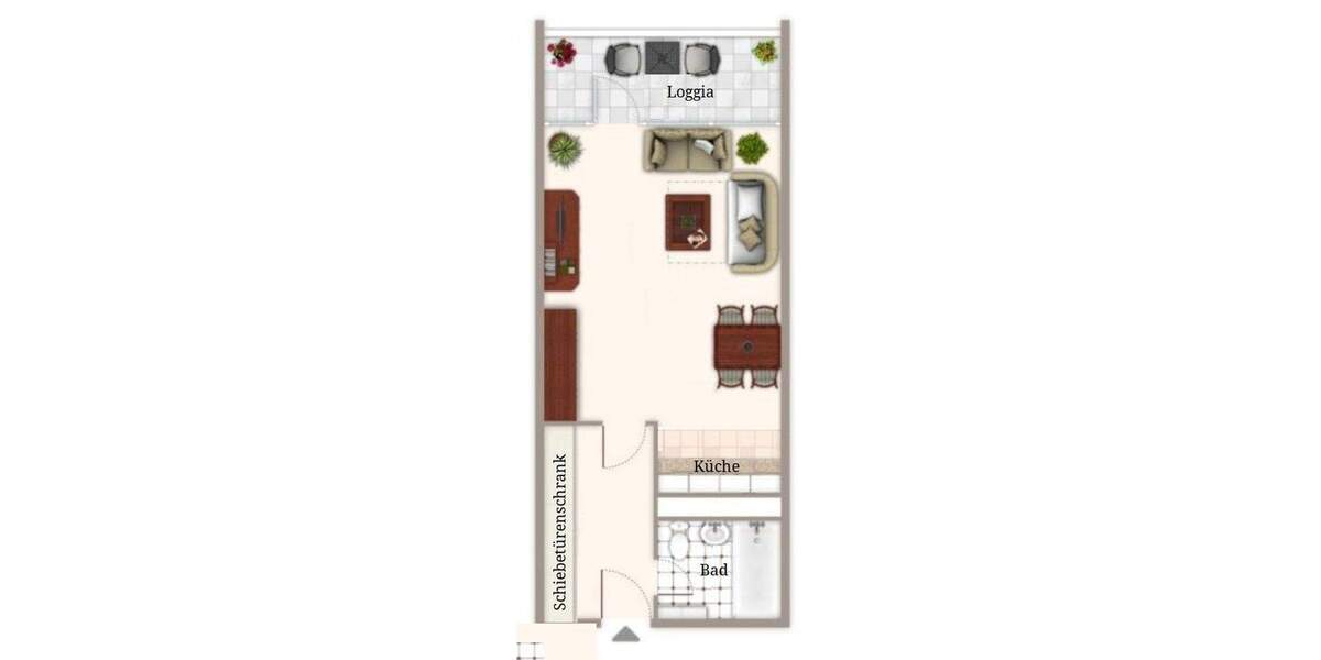 Mit dem Lift ins Einkaufszentrum: mietfreies Apartment, Stellplatz, Inventar, provisionsfrei 1 zimmer