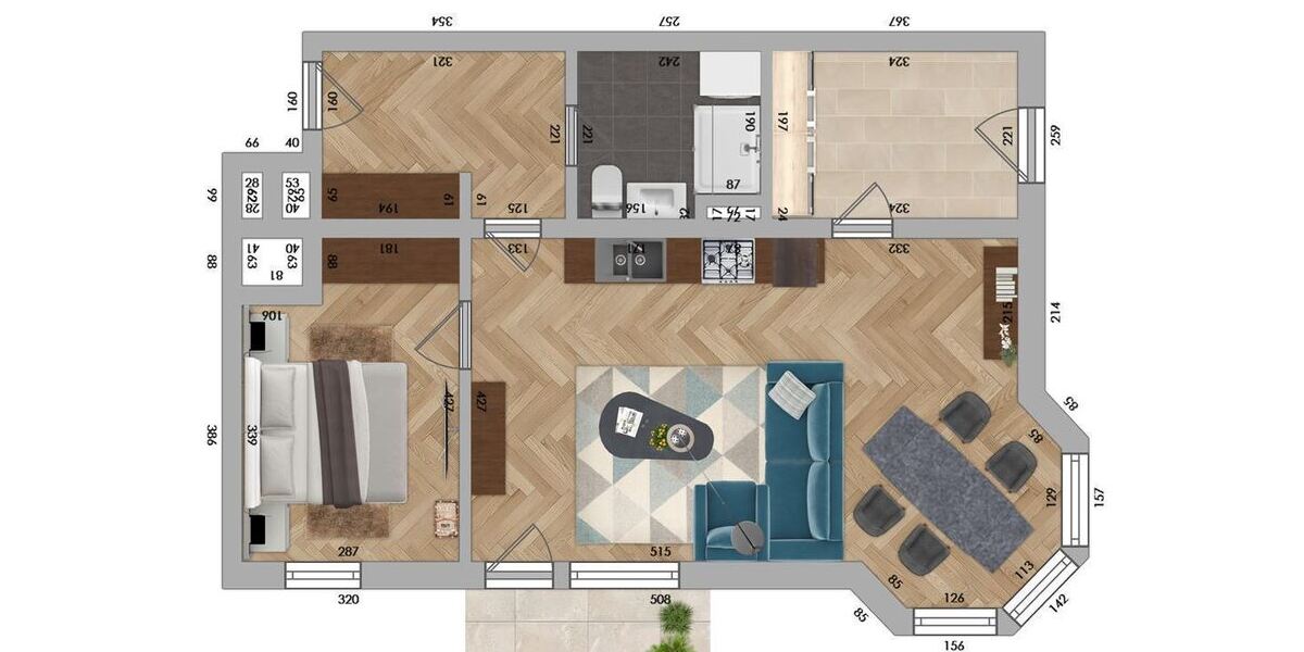 2,5-Zimmer-Wohnung mit Balkon in angesagter Münchner Citylage - Etagenwohnung München Sendling-Westpark | Angebot:27266407