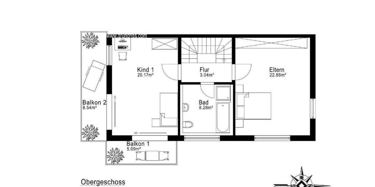 Doppelhaushälfte München Thalk.Obersendl.-Forsten-Fürstenr.-Solln - 5 Zimmer, 175 m&sup2;, 1.599.000&euro; | Angebot:25909050