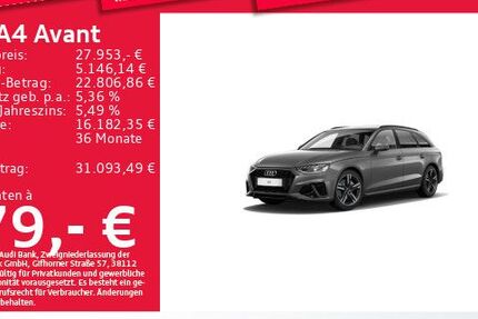 Audi A4 56.114 km 27.953 &euro; Eching 85386