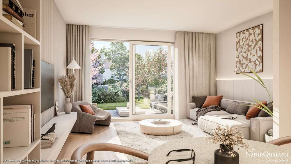 Etagenwohnung Haar Gronsdorf - 2 Zimmer, 47 m&sup2;, 386.000&euro; | Angebot:27112039