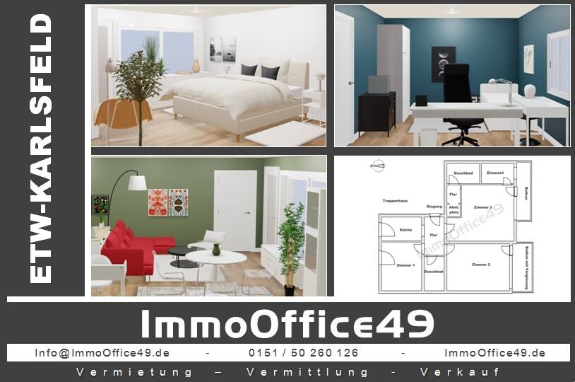 Etagenwohnung Karlsfeld - 4 Zimmer, 99 m&sup2;, 620.000&euro; | Angebot:26419993