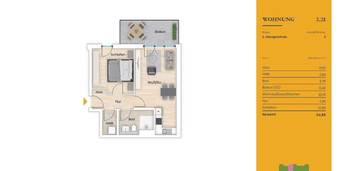 Etagenwohnung Markt Schwaben - 2 Zimmer, 54 m&sup2;, 1.300&euro; | Angebot:25776846