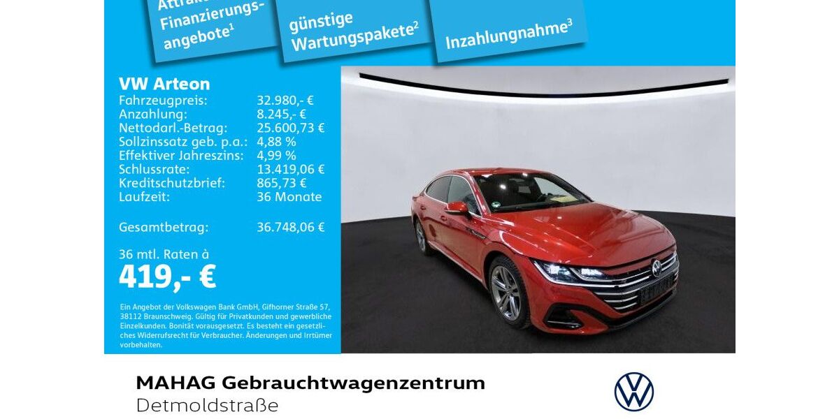 VW Arteon 79.953 km 32.980 &euro; München 80935