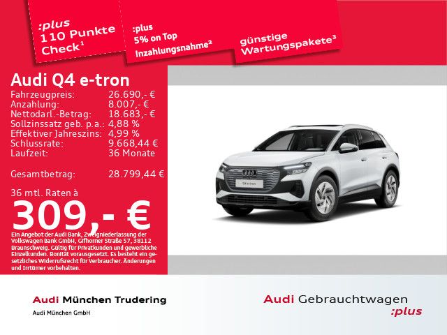 Audi Q4 e-tron 42.641 km 26.651 &euro; München 81825