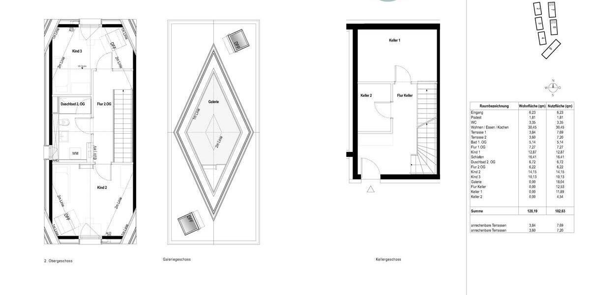 Reihenendhaus München Moosach - 4 Zimmer, 128 m&sup2;, 1.319.900&euro; | Angebot:26105712