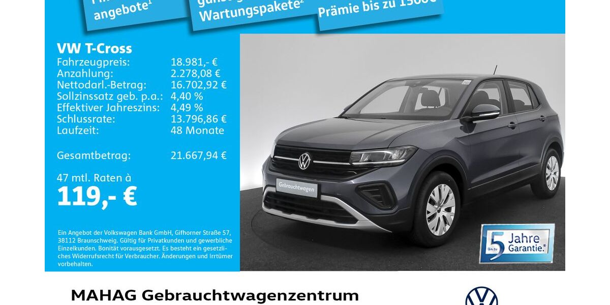 VW T-Cross 5.326 km 18.243 &euro; München 80935