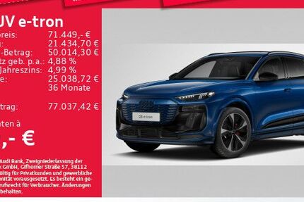 Audi Q6 e-tron 24.451 km 71.449 &euro; Eching 85386