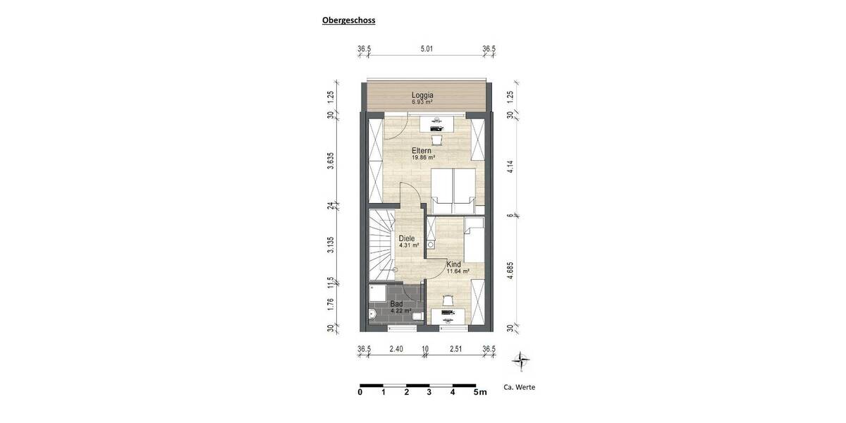 Reihenmittelhaus Putzbrunn Waldkolonie - 4 Zimmer, 121 m&sup2;, 829.000&euro; | Angebot:26081041