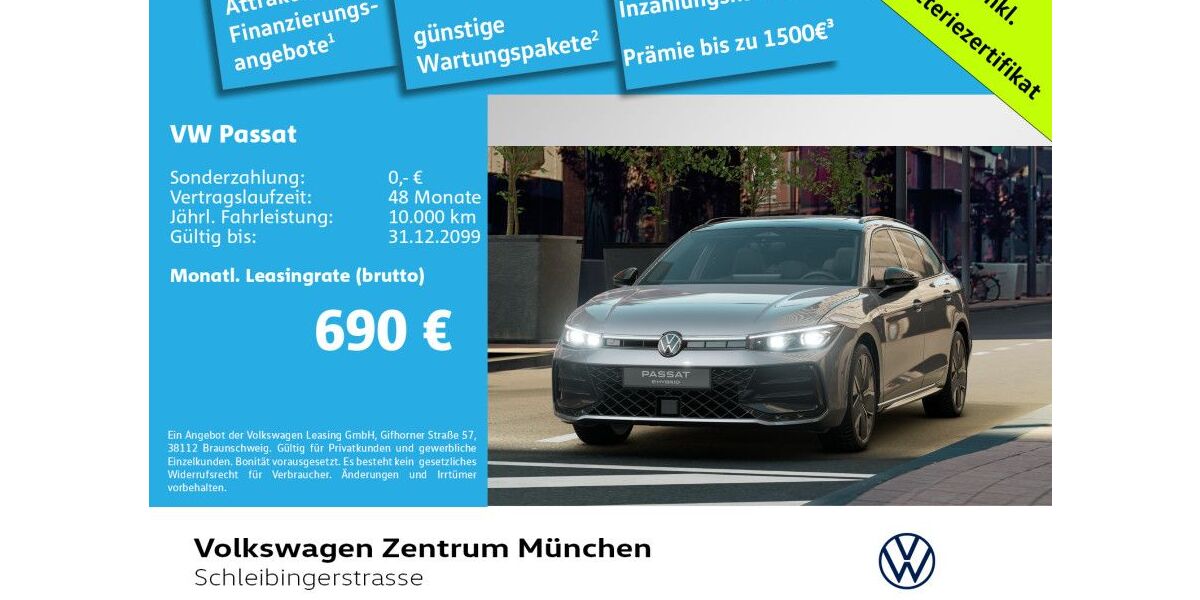 VW Passat 15.000 km 52.980 &euro; München 81669