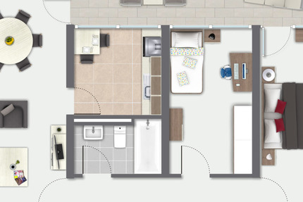 3-Zimmerwohnung 88qm in bester Lage in Unterhaching 3 zimmer