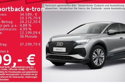 Audi Q4 e-tron 23.337 km 34.589 € München 80935