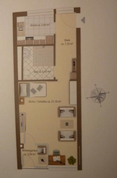 Etagenwohnung München Ludwigsvorstadt-Isarvorstadt - 1 Zimmer, 42 m&sup2;, 475.000&euro; | Angebot:25908897