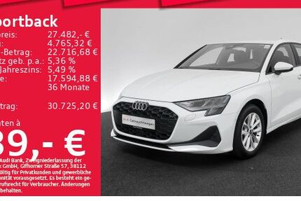 Audi A3 20.789 km 27.482 &euro; München 80935