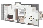Dachgeschoßwohnung Ottobrunn - 2 Zimmer, 58 m&sup2;, 1.300&euro; | Angebot:27571507