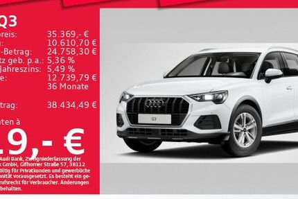 Audi Q3 16.777 km 35.369 &euro; Eching 85386