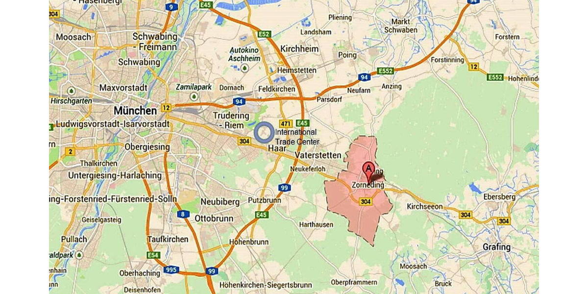 Etagenwohnung Zorneding bei München Zorneding - 2 Zimmer, 90 m&sup2;, 1.450&euro; | Angebot:26190428