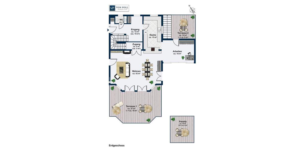 Einfamilienhaus Grünwald - 6 Zimmer, 257 m&sup2;, 2.950.000&euro; | Angebot:25729288