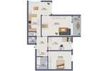 Etagenwohnung Baldham Baldham - 3 Zimmer, 91 m&sup2;, 474.000&euro; | Angebot:25749275