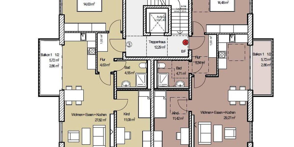 Etagenwohnung München Thalk.Obersendl.-Forsten-Fürstenr.-Solln - 3 Zimmer, 67 m&sup2;, 749.000&euro; | Angebot:25938429