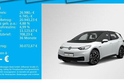 VW ID.3 21.986 km 26.980 &euro; München 80687