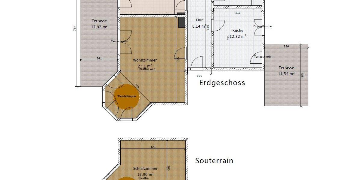 Erdgeschoßwohnung Unterschleißheim - 2 Zimmer, 81 m&sup2;, 560.000&euro; | Angebot:27118255