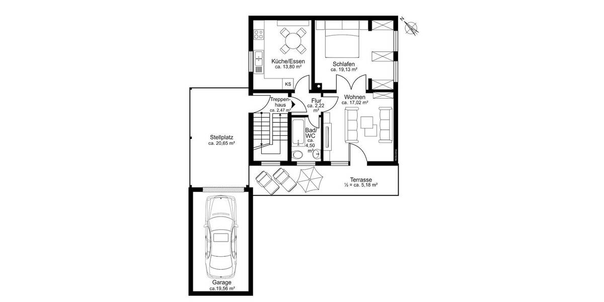 Doppelhaushälfte München Bogenhausen - 7 Zimmer, 165 m&sup2;, 990.000&euro; | Angebot:26786692