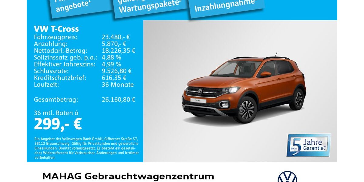 VW T-Cross 25.675 km 23.480 &euro; München 80935