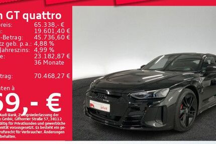 Audi e-tron GT 44.707 km 65.338 &euro; München 81825