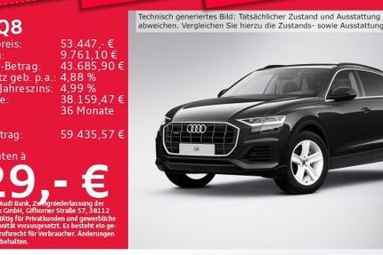 Audi Q8 39.113 km 51.998 &euro; Eching 85386
