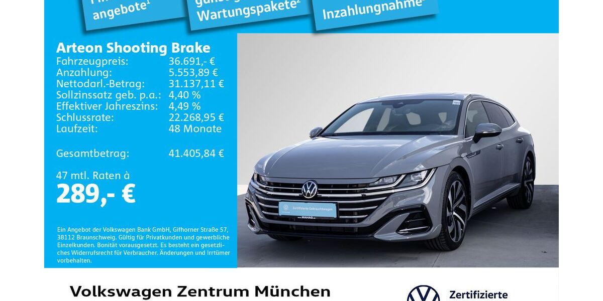 VW Arteon 14.286 km 36.691 &euro; München 80687
