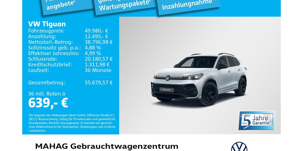 VW Tiguan 2.779 km 49.980 &euro; München 80935