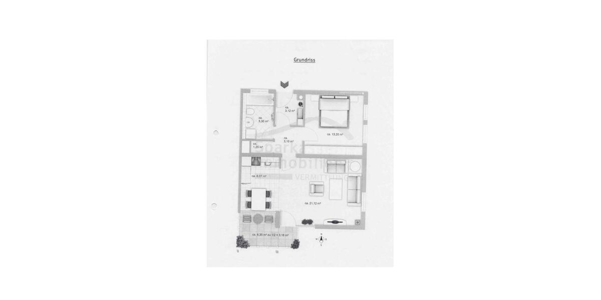 Etagenwohnung Unterföhring - 2 Zimmer, 58 m&sup2;, 395.000&euro; | Angebot:26897677