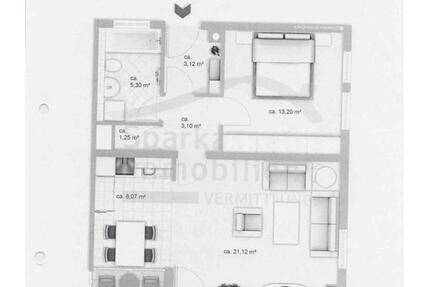 Wohnung Unterföhring - 2 Zimmer, 58 m&sup2;, 395.000&euro; | Angebot:26897677