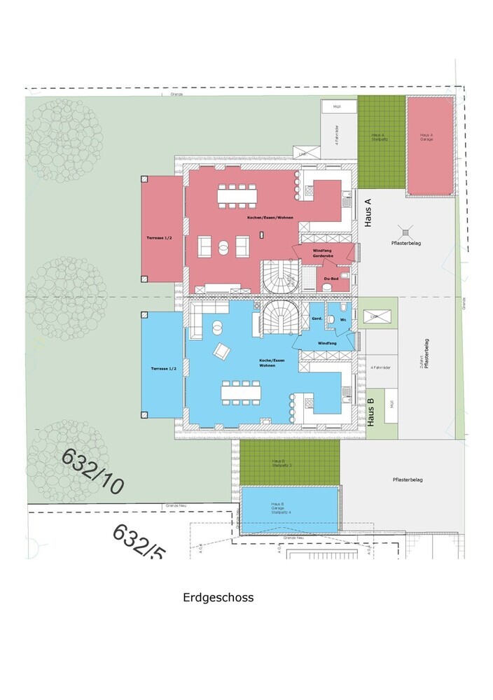 • SEHR GUTER PREIS IM NEUBAU • GROSSE DHH MIT 192 QM WFL • 5 SCHLAFZUMMER • SÜD-LAGE IN GERMERING •