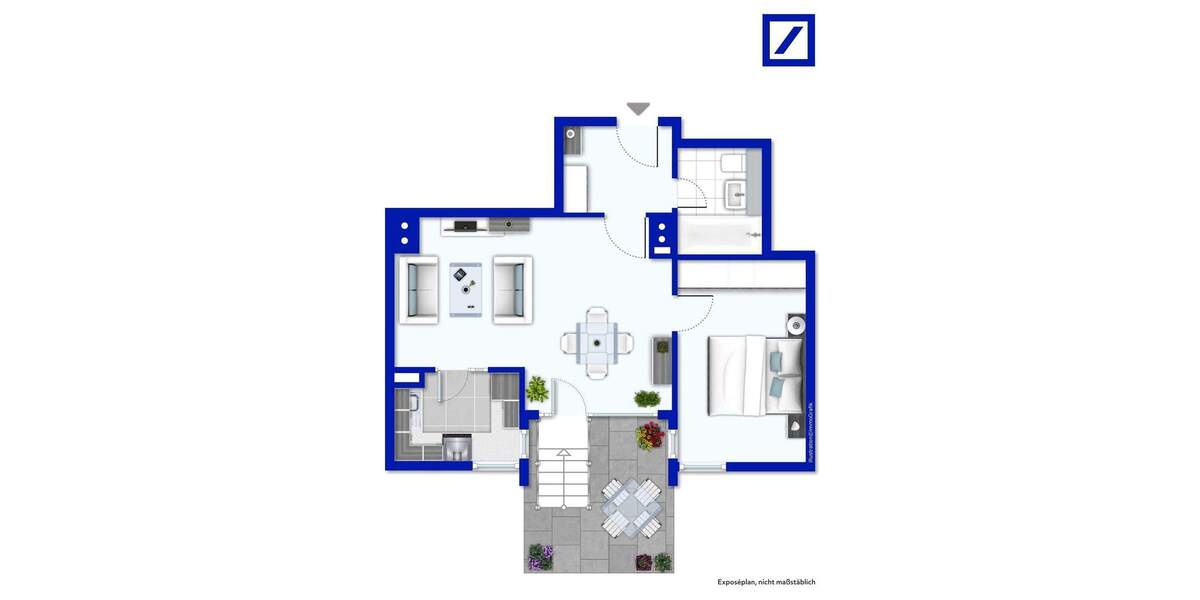 Etagenwohnung Kirchheim - 2 Zimmer, 48 m&sup2;, 284.000&euro; | Angebot:25836850