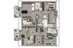 Etagenwohnung München Aubing-Lochhausen-Langwied - 3 Zimmer, 72 m&sup2;, 685.000&euro; | Angebot:26156033
