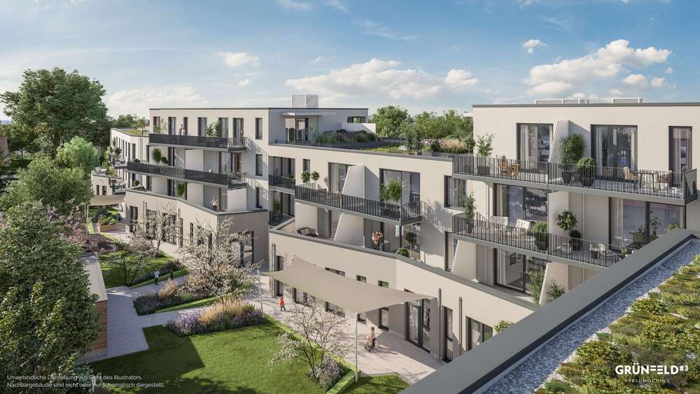 Etagenwohnung München Feldmoching - 3 Zimmer, 89 m&sup2;, 790.000&euro; | Angebot:27112035