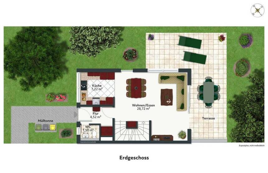 Neuwertiges Reiheneckhaus in München-Neuried