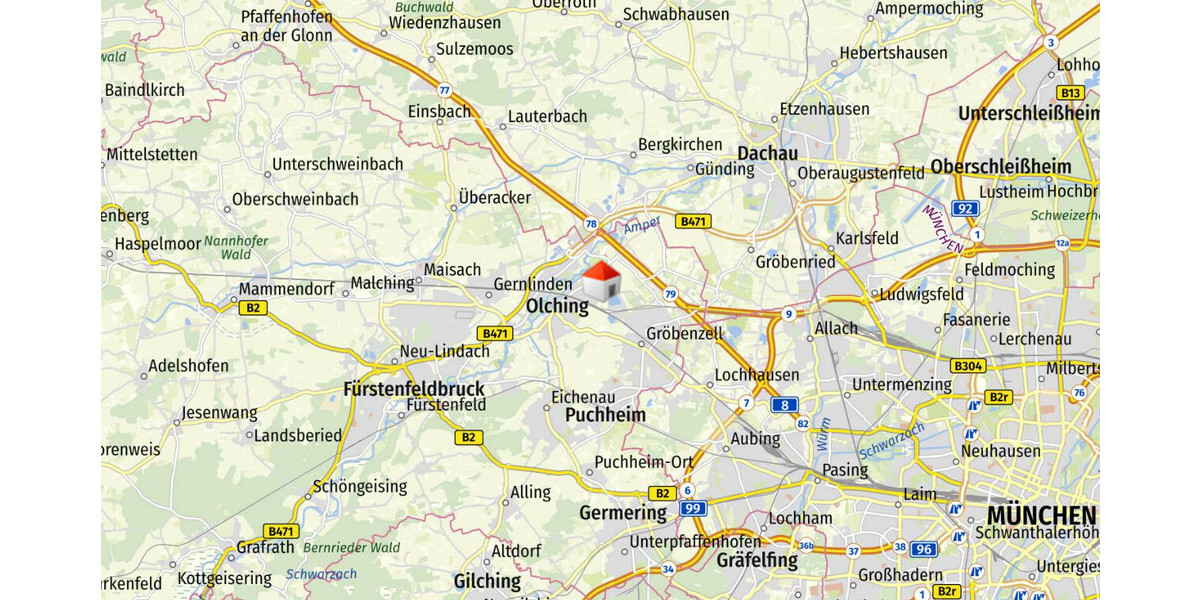 WINDISCH IMMOBILIEN - Hochwertiges Einfamilienhaus nähe Olchinger See - befristet für 3 Jahre! 5 zimmer