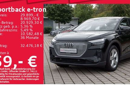 Audi Q4 e-tron 48.980 km 29.899 &euro; München 80935