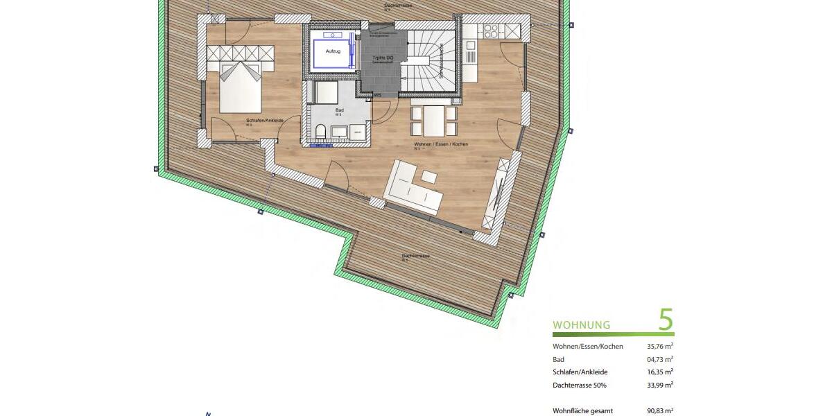 Einfamilienhaus München Ramersdorf-Perlach - 2 Zimmer, 79 m&sup2;, 2.208&euro; | Angebot:26456271