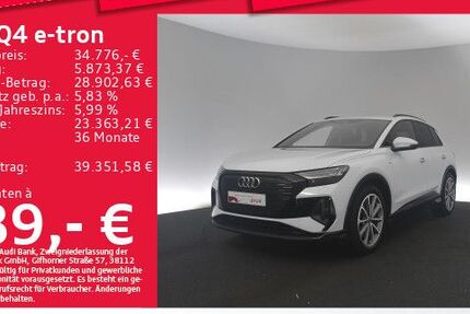 Audi Q4 e-tron 38.237 km 34.776 &euro; Eching 85386