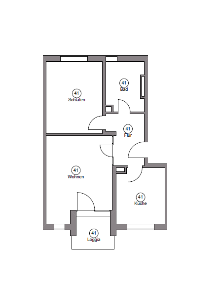 Dachgeschoßwohnung Unterschleißheim - 2 Zimmer, 61 m&sup2;, 1.065&euro; | Angebot:26351383