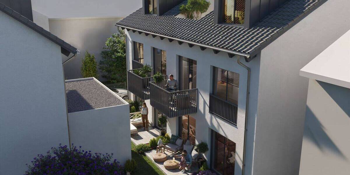 Etagenwohnung Unterföhring - 2 Zimmer, 59 m&sup2;, 679.000&euro; | Angebot:23985617