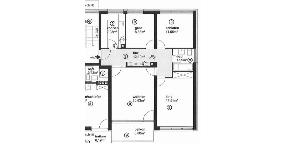 moderne möblierte 4 Zimmer Wohnung in zentraler Lage von Germering 4 zimmer