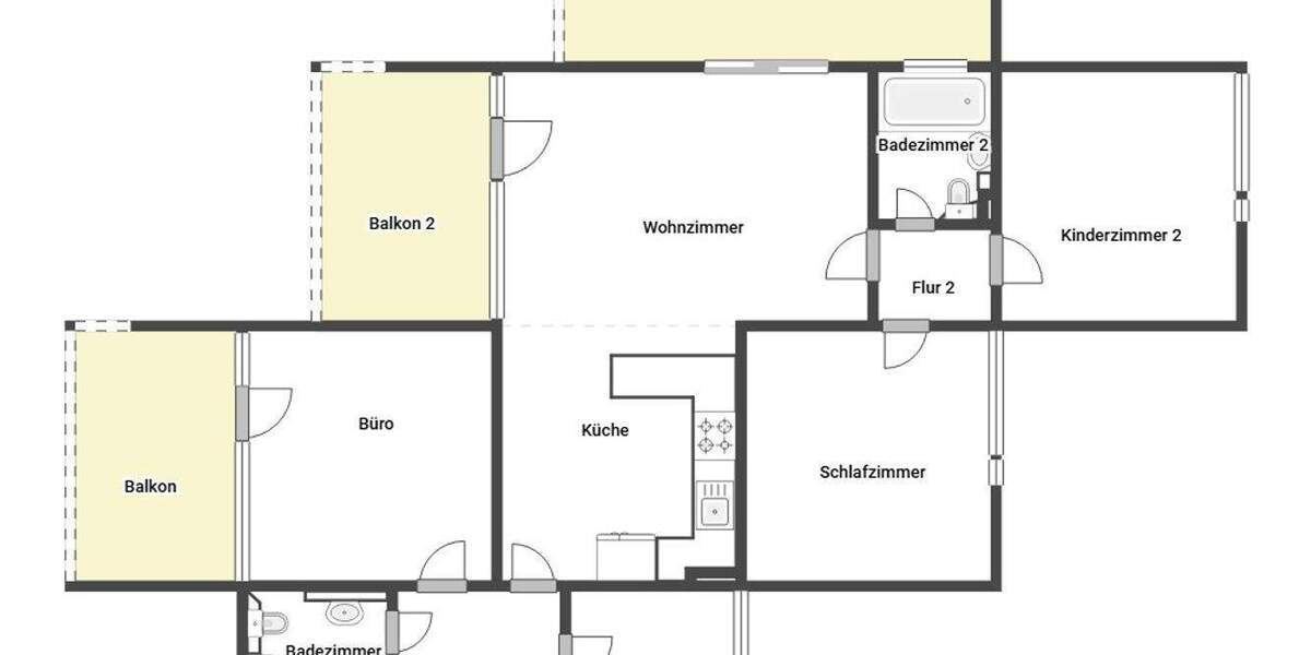 Etagenwohnung Putzbrunn - 5 Zimmer, 142 m&sup2;, 698.000&euro; | Angebot:25823147