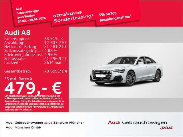 Audi A8 19.095 km 63.919 &euro; Eching 85386