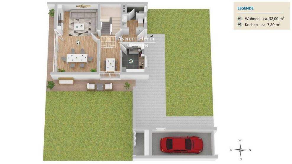 Charmante, gepflegte DHH mit großem Garten und Potential