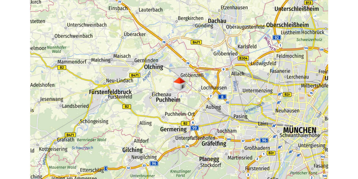 WINDISCH IMMOBILIEN - Gemütliche 2,5-Zi. - Dachterrassenwohnung in gepflegtem MFH bezugsfrei! - Etagenwohnung Puchheim | Angebot:21671641